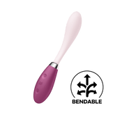 Satisfyer Flex 3 Bendable Silicone G Spot Vibrator Clit Ticklers and Pulsators